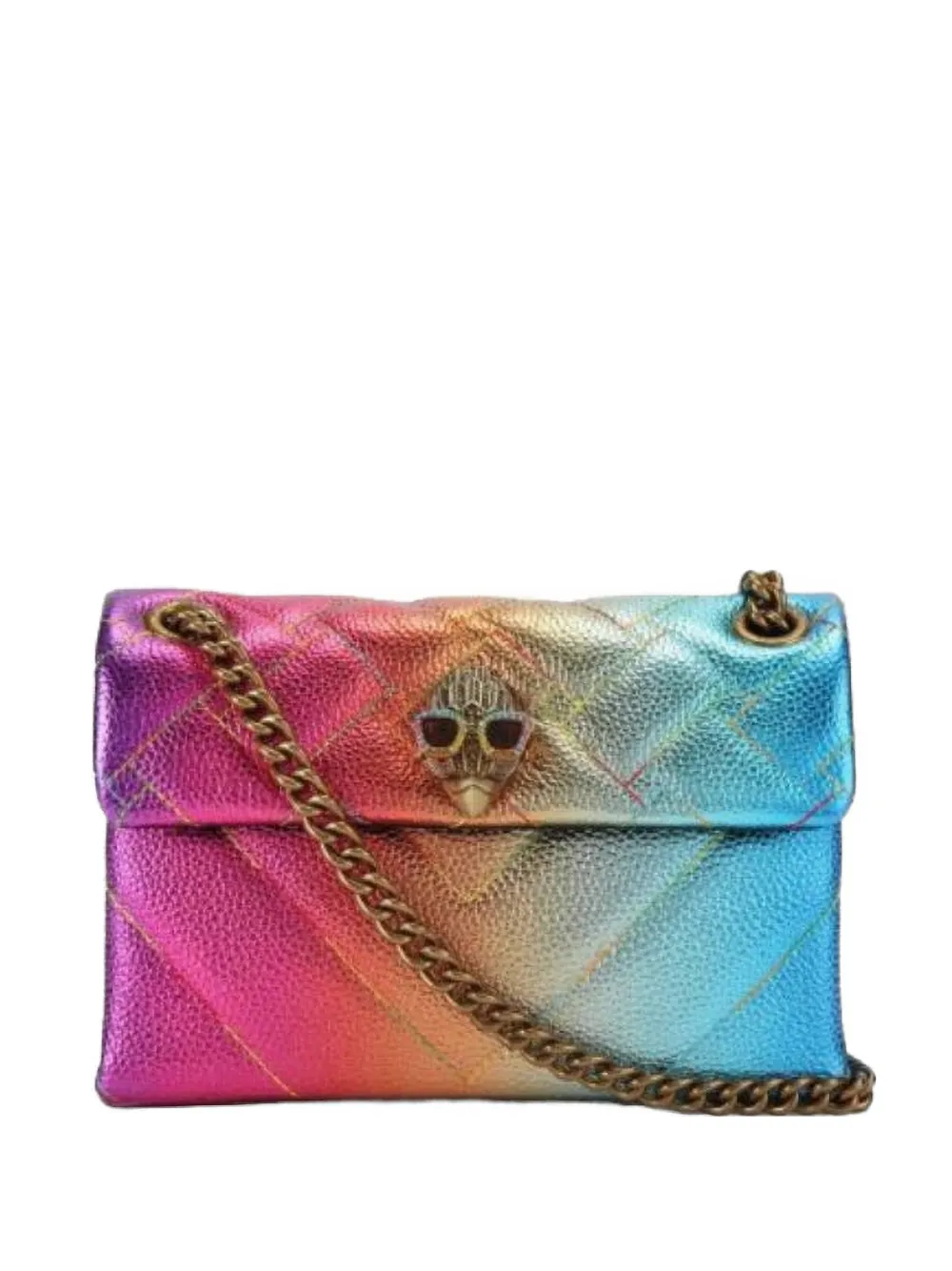 Kurt Geiger mini Kensington quilted shoulder bag - Rosa