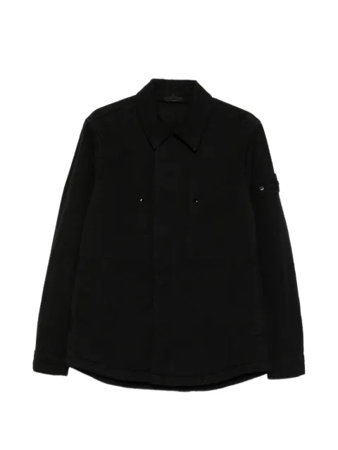 Stone Island logo-patch pocket jacket