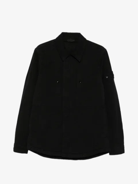 Stone Island logo-patch pocket jacket