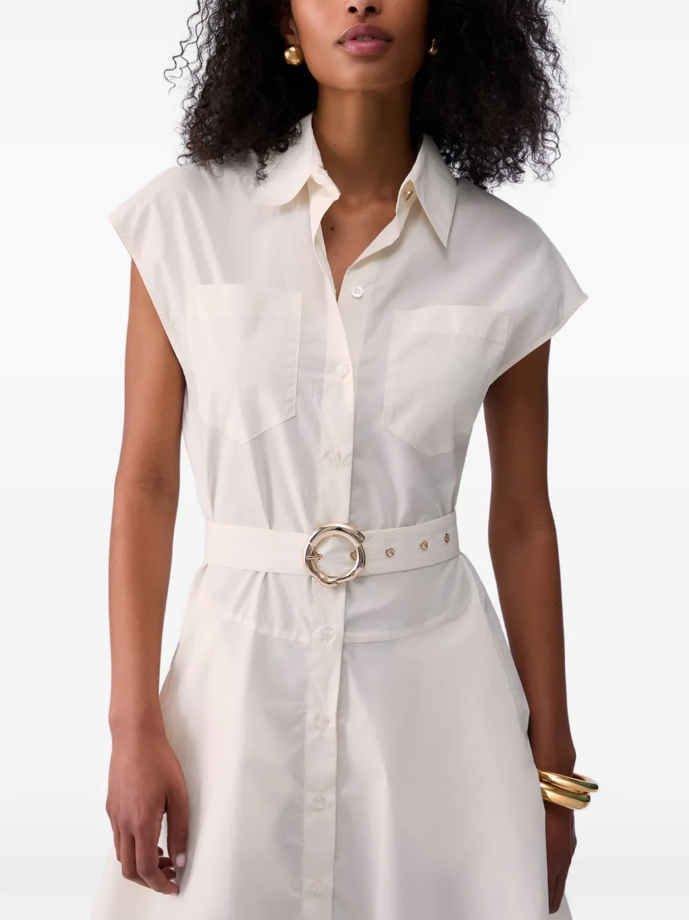 LIU JO Blousejurk met ceintuur Beige