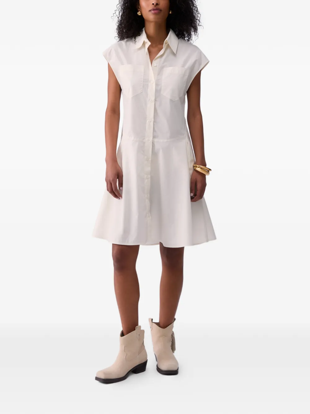 LIU JO Blousejurk met ceintuur Beige