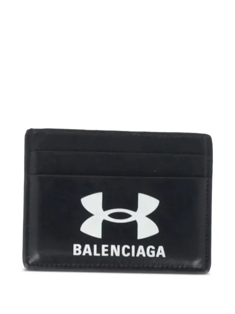 Balenciaga Pre-Owned x Under Armour leather card holder