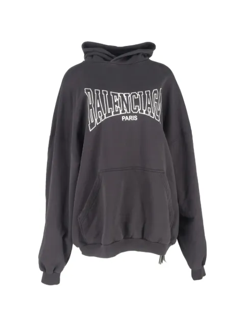 Balenciaga Pre-Owned logo-print hoodie