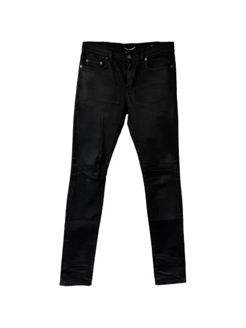 Saint Laurent Pre-Owned coated jeans