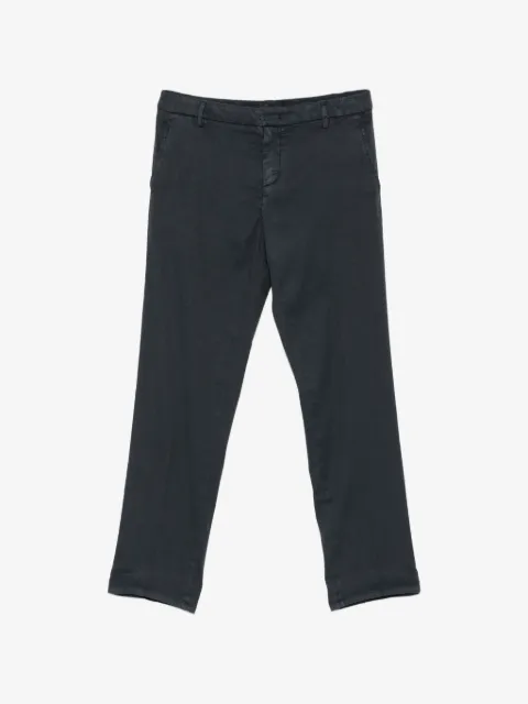 DONDUP pantalones con placa del logo