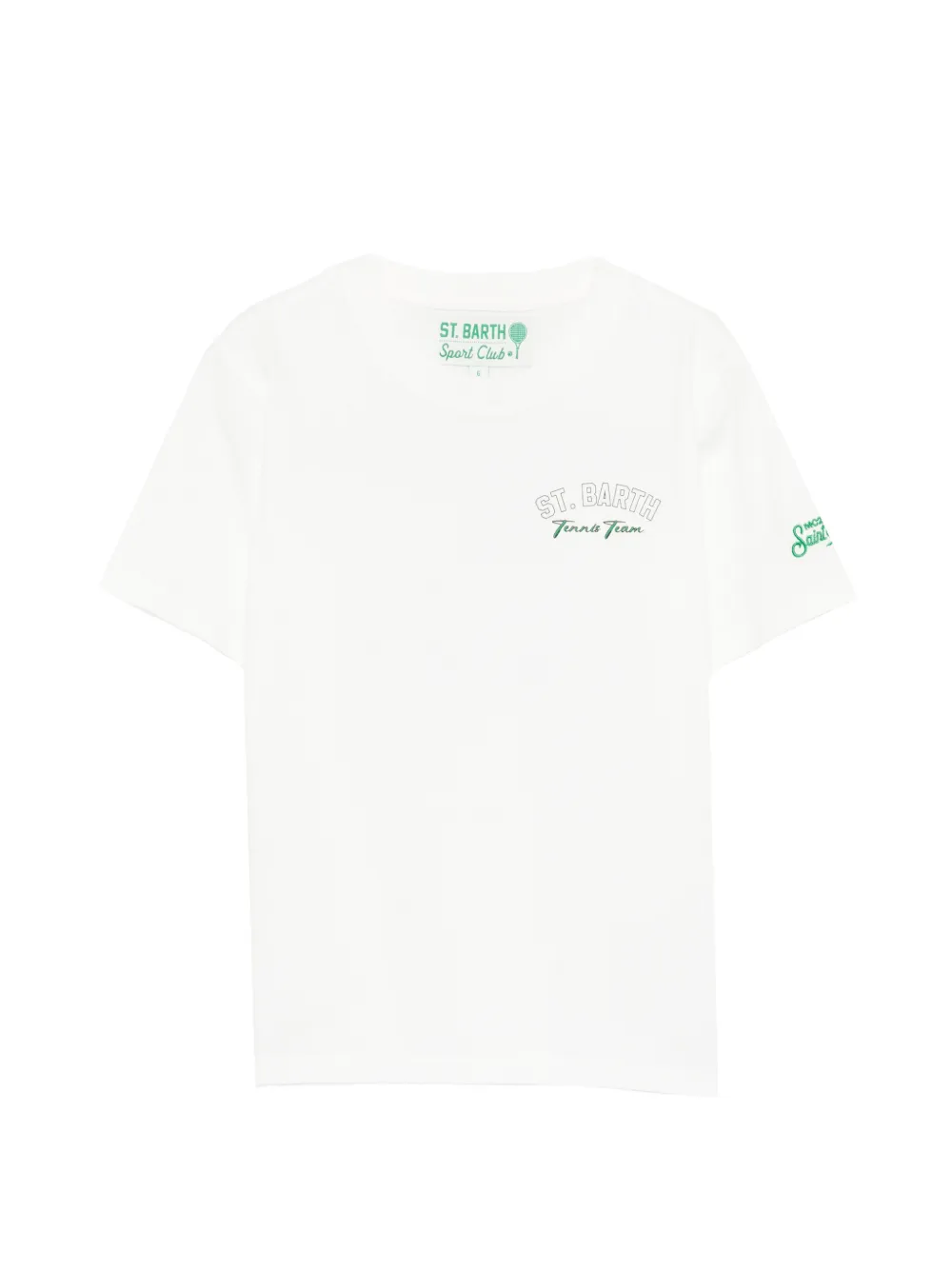 MC2 Saint Barth Kids x Peanuts x Sport Club lettering T-shirt - Bianco