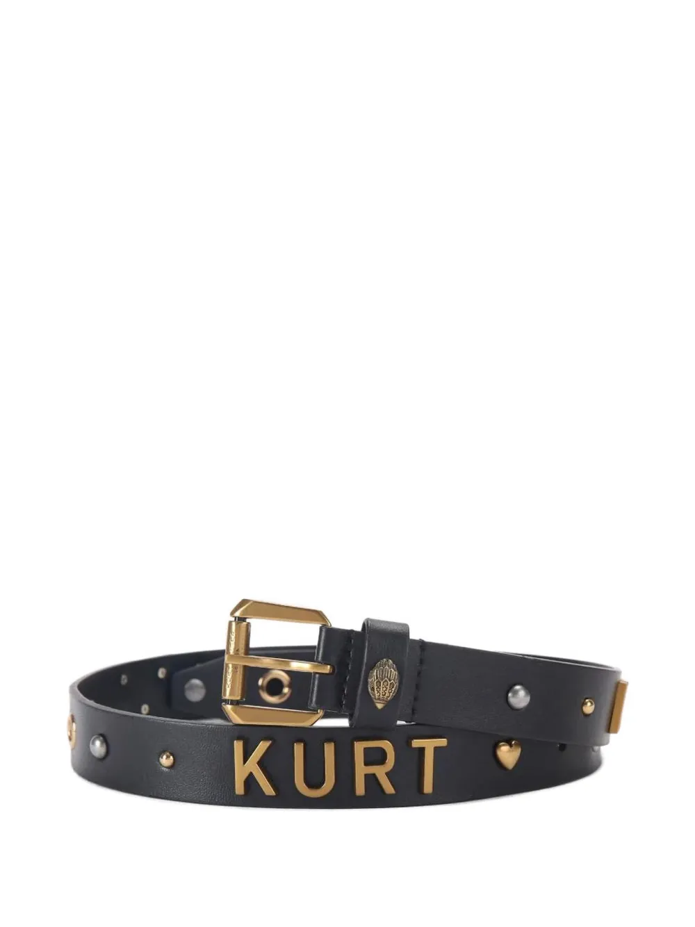 Kurt Geiger Kurt studded leather belt - Nero