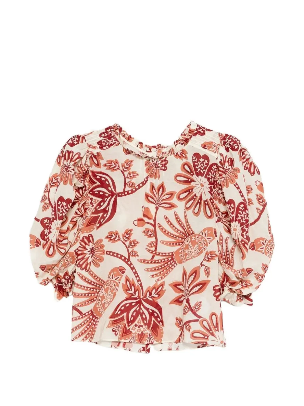 FARM Rio blusa a fiori - Toni neutri