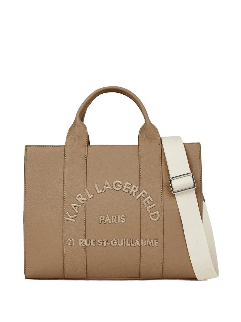 Karl Lagerfeld medium Rue St-Guillaume tote bag - Toni neutri