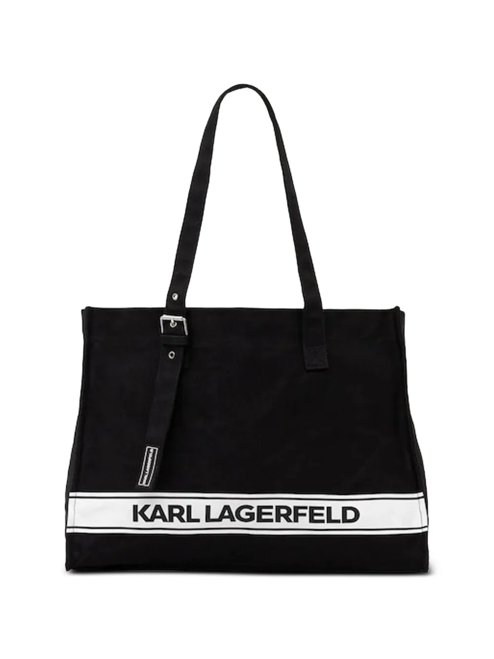 Karl Lagerfeld logo-detail tote bag - Nero