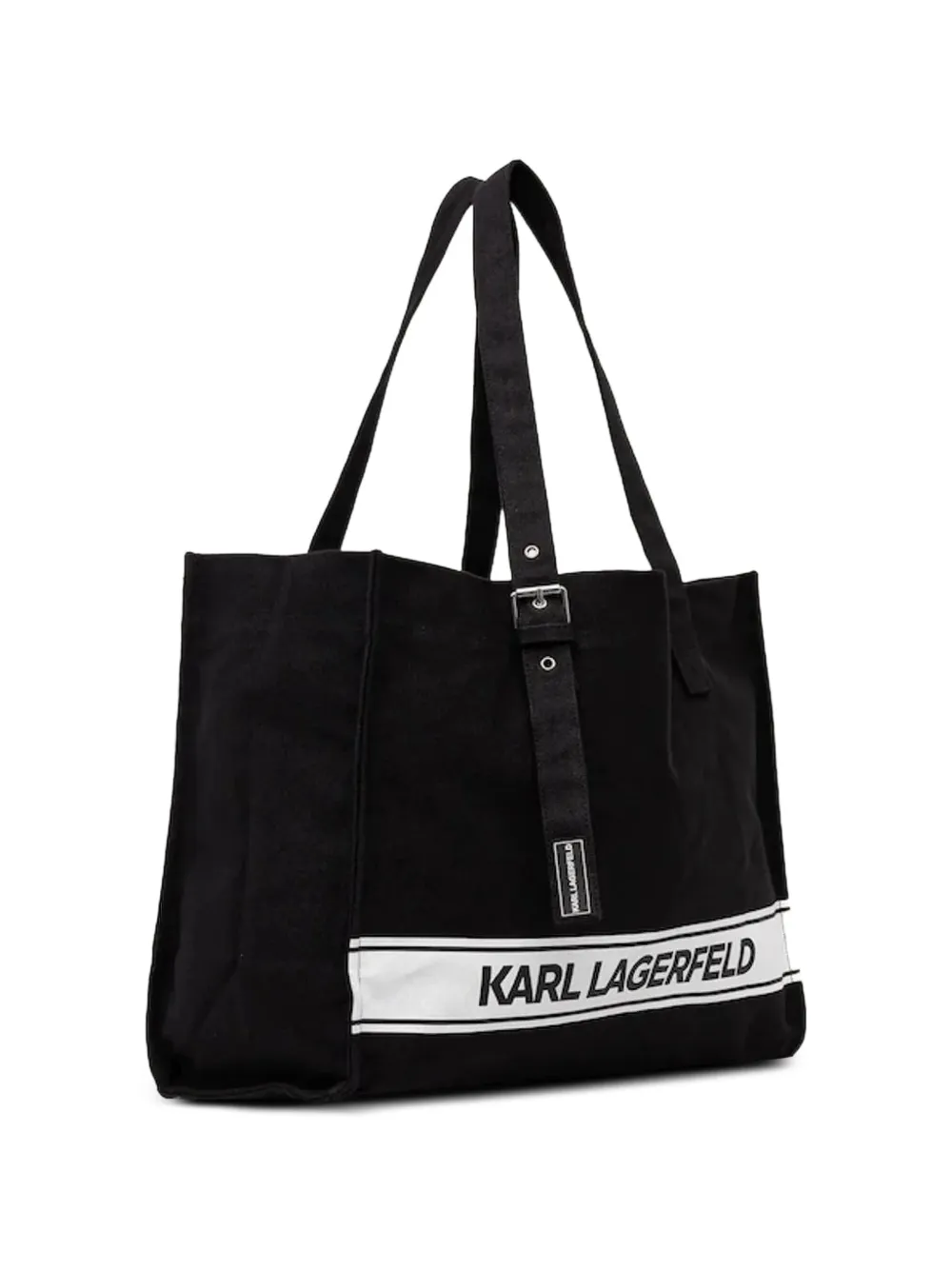 Karl Lagerfeld Shopper met logo Zwart