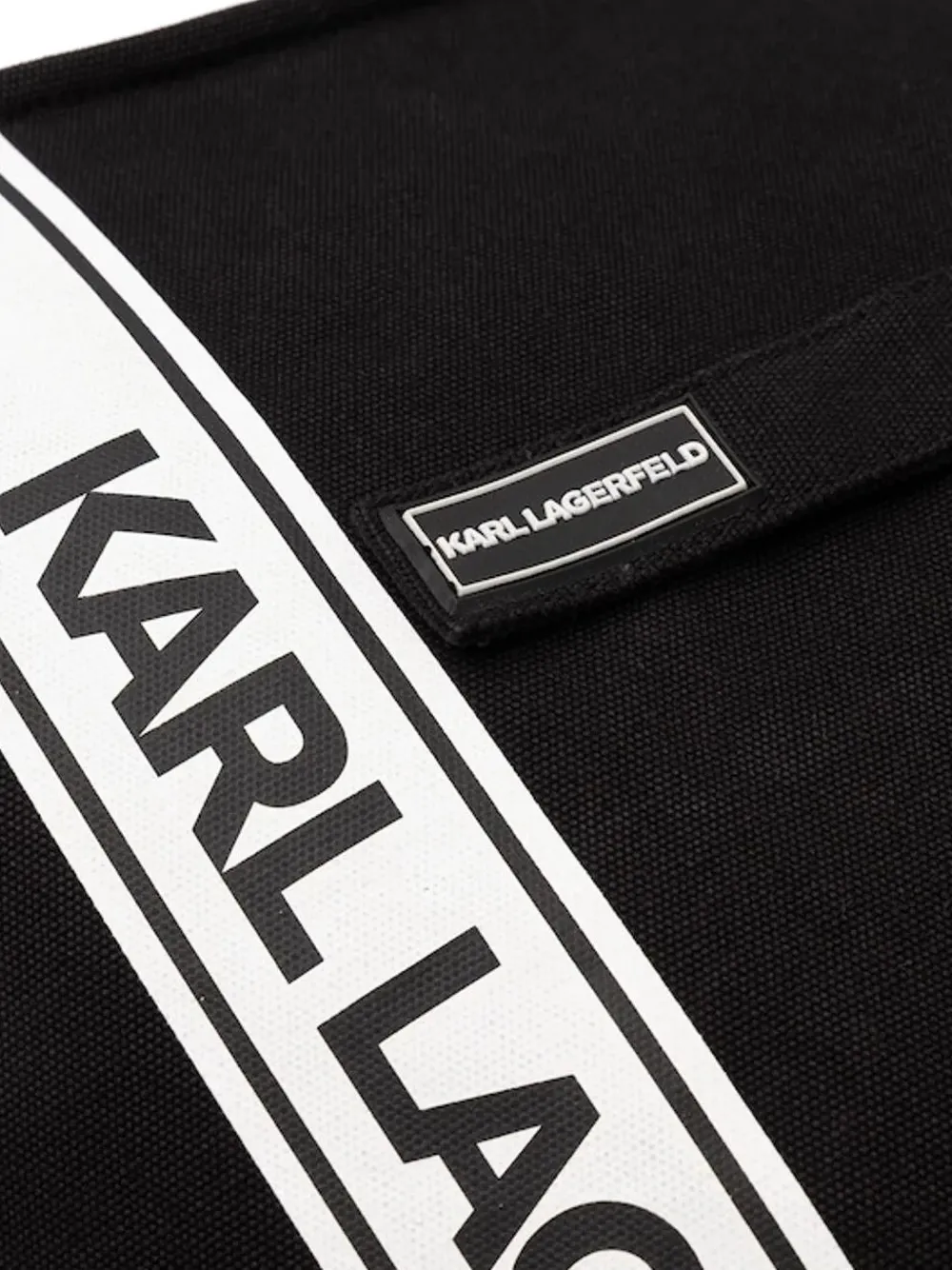 Karl Lagerfeld Shopper met logo Zwart