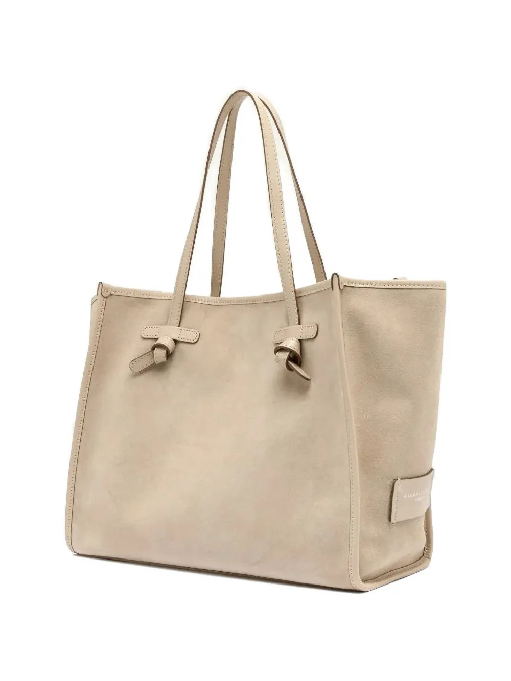 GIANNI CHIARINI Marcella geknoopte shopper Beige