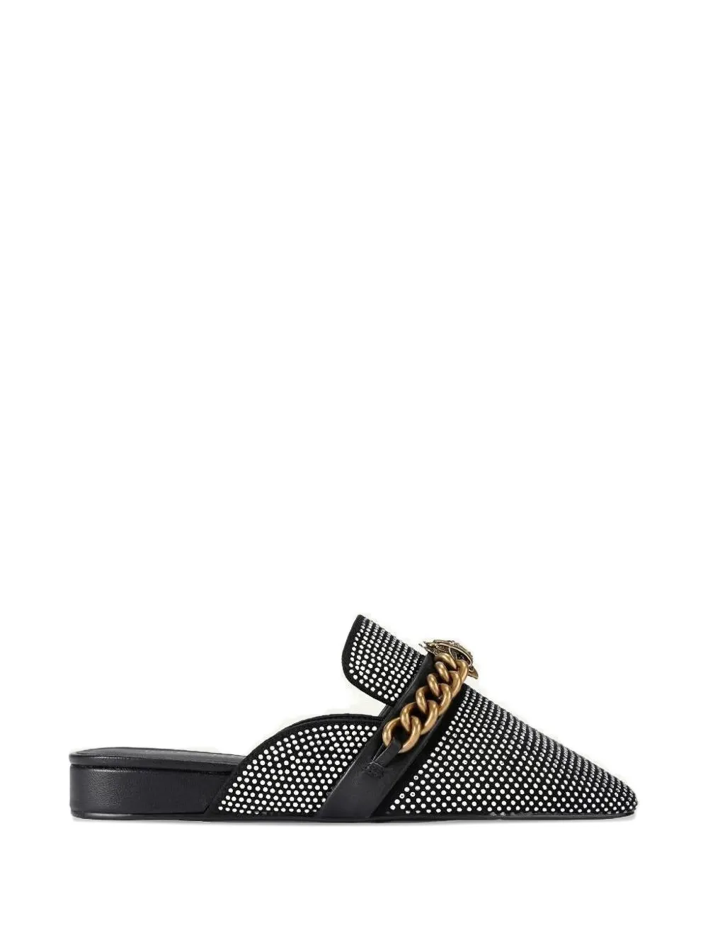 Kurt Geiger Chelsea chain- embellished mules - Nero