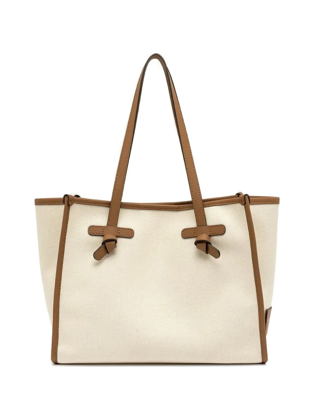 GIANNI CHIARINI Borsa tote con nodo - Toni neutri