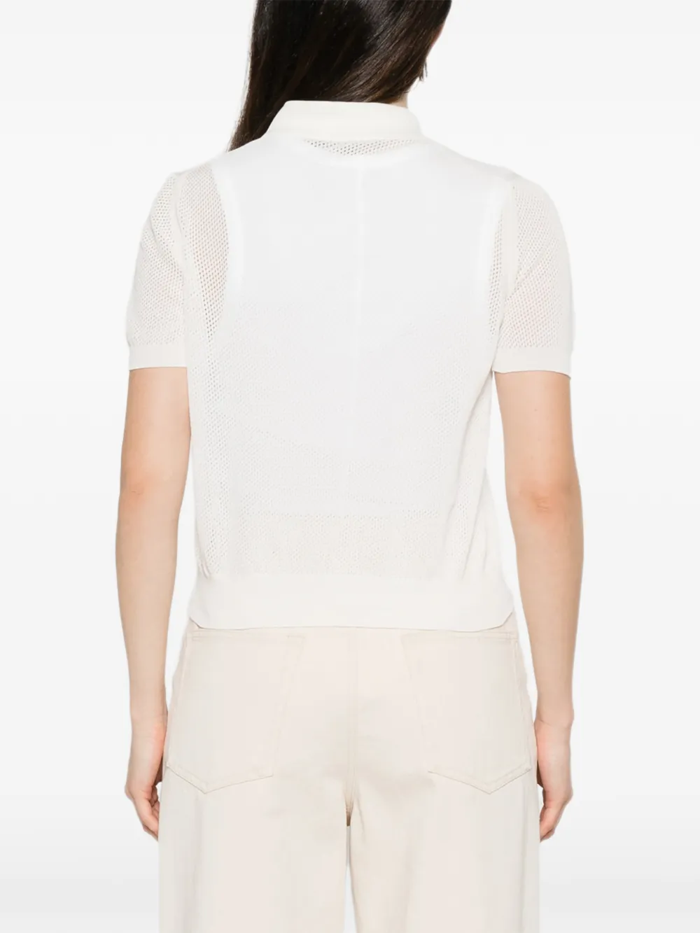 Tagliatore Mesh polotop Wit