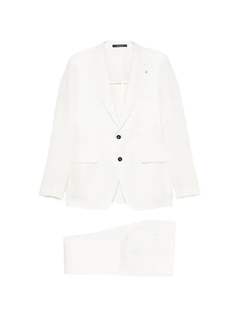Tagliatore peak-lapel single-breasted suit