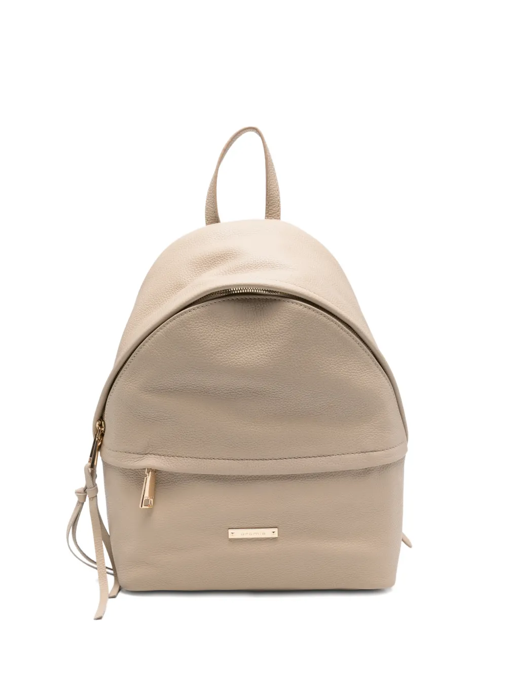 cromia grained-leather backpack - Nude