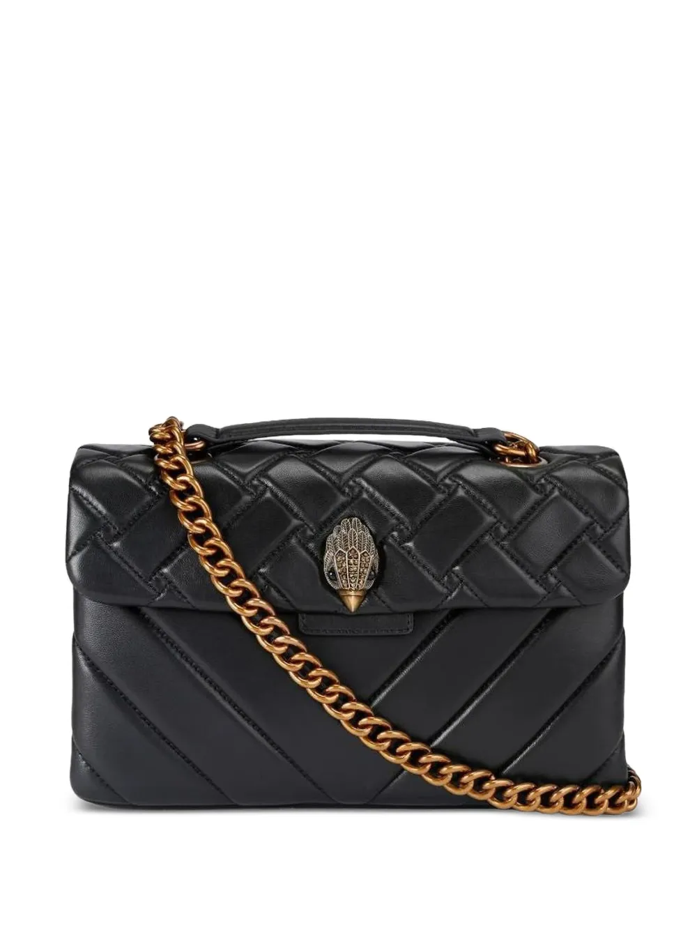 Kurt Geiger Kensington quilted crossbody bag - Nero