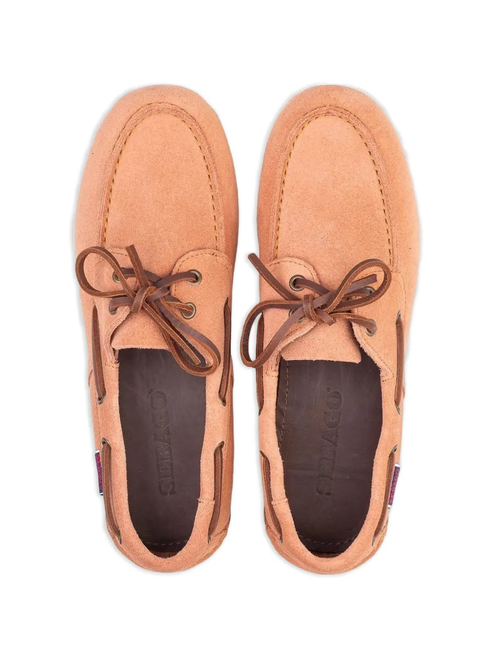 Sebago Bootschoenen met kant Beige