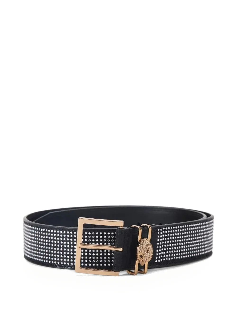 Kurt Geiger Shoreditch-detail embellished belt - Nero