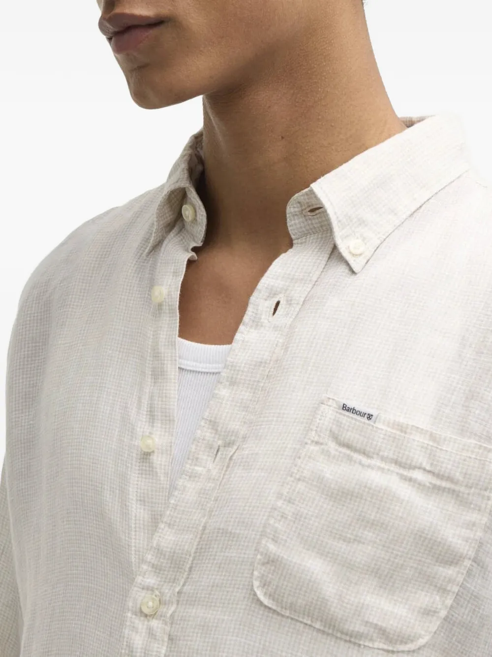 Barbour Linton shirt Beige