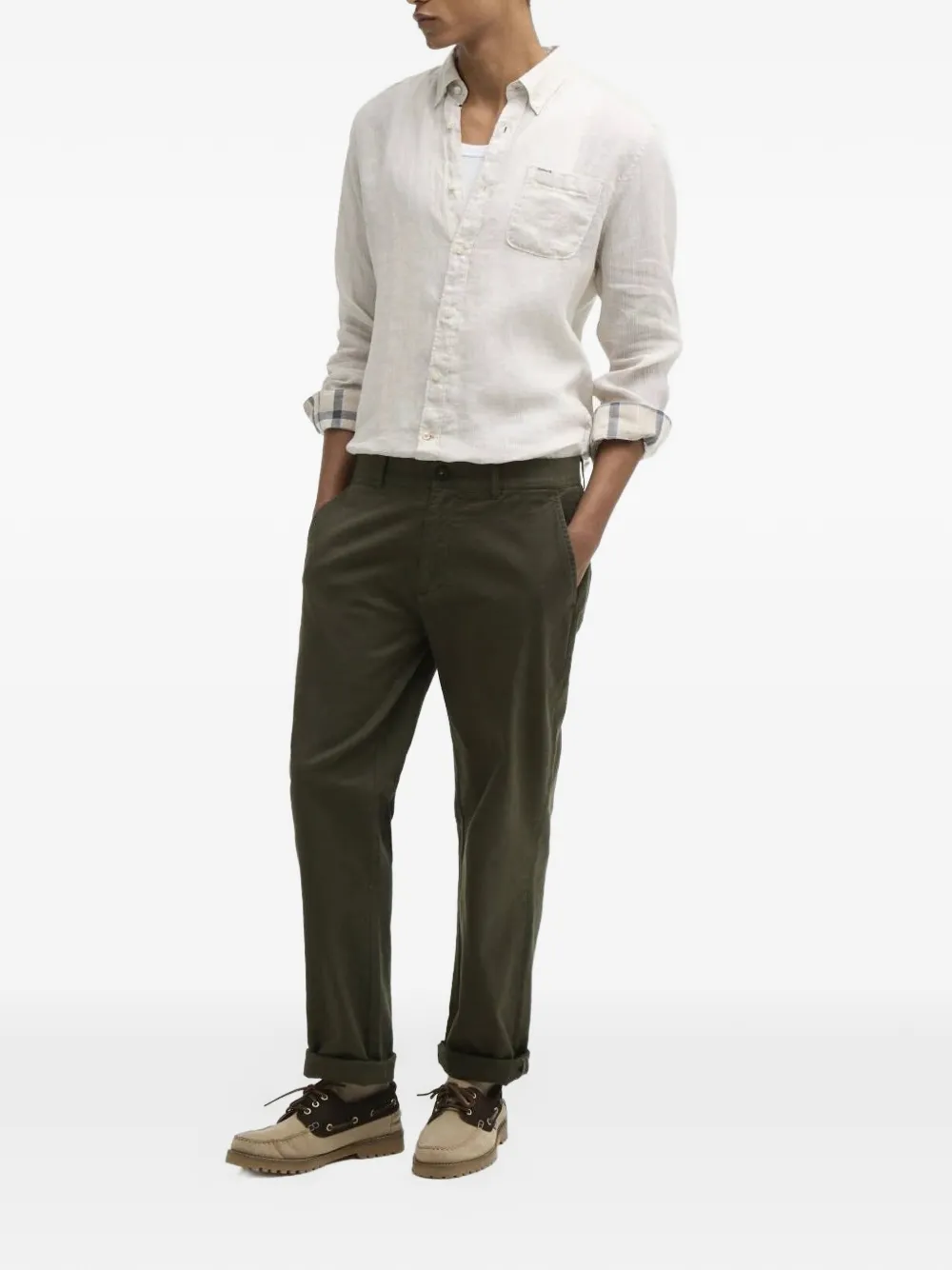 Barbour Linton shirt Beige