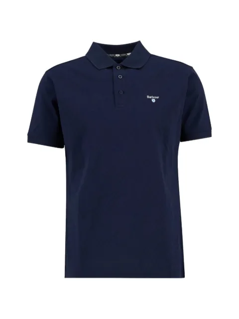 Barbour Sutton logo-embroidered polo shirt