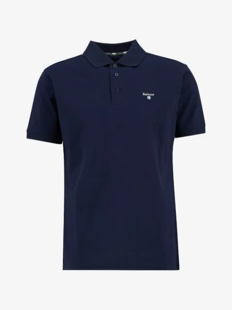 Barbour Sutton logo-embroidered polo shirt
