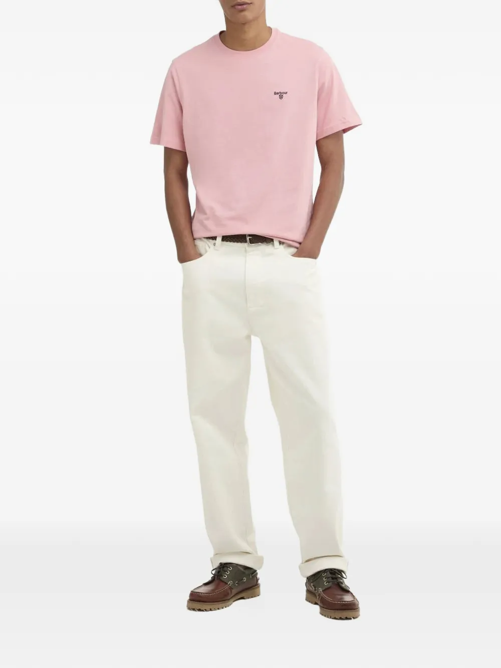 Barbour Essential Sports T-shirt Roze