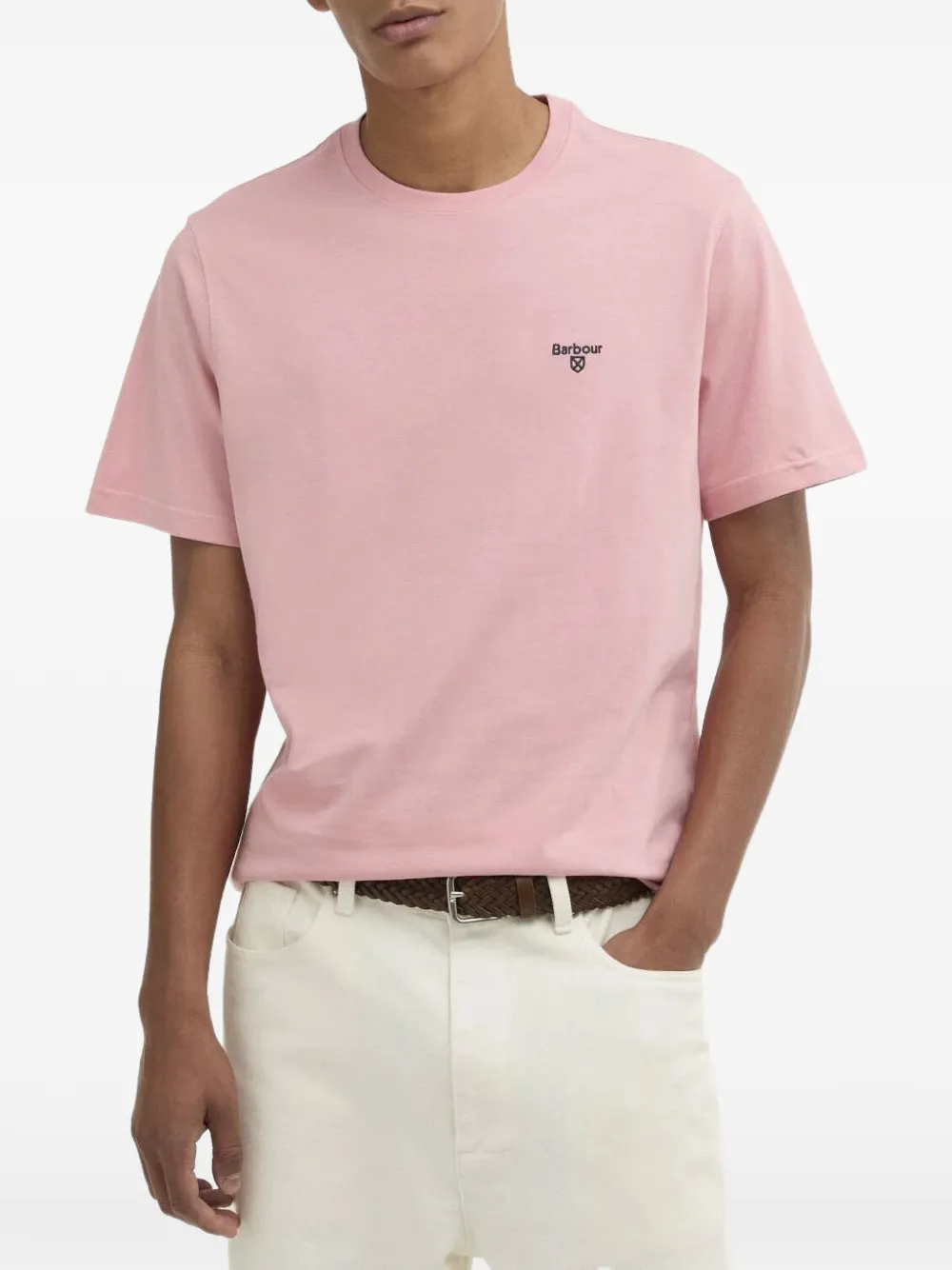 Barbour Essential Sports T-shirt Roze