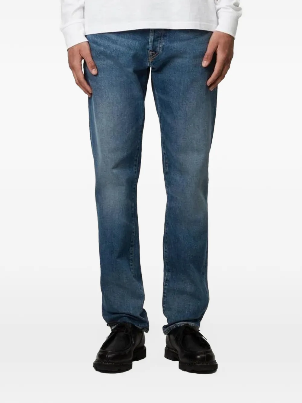 Carhartt WIP CARHARTT WIP KLONDIKE PANT BLUE MID USED WASH