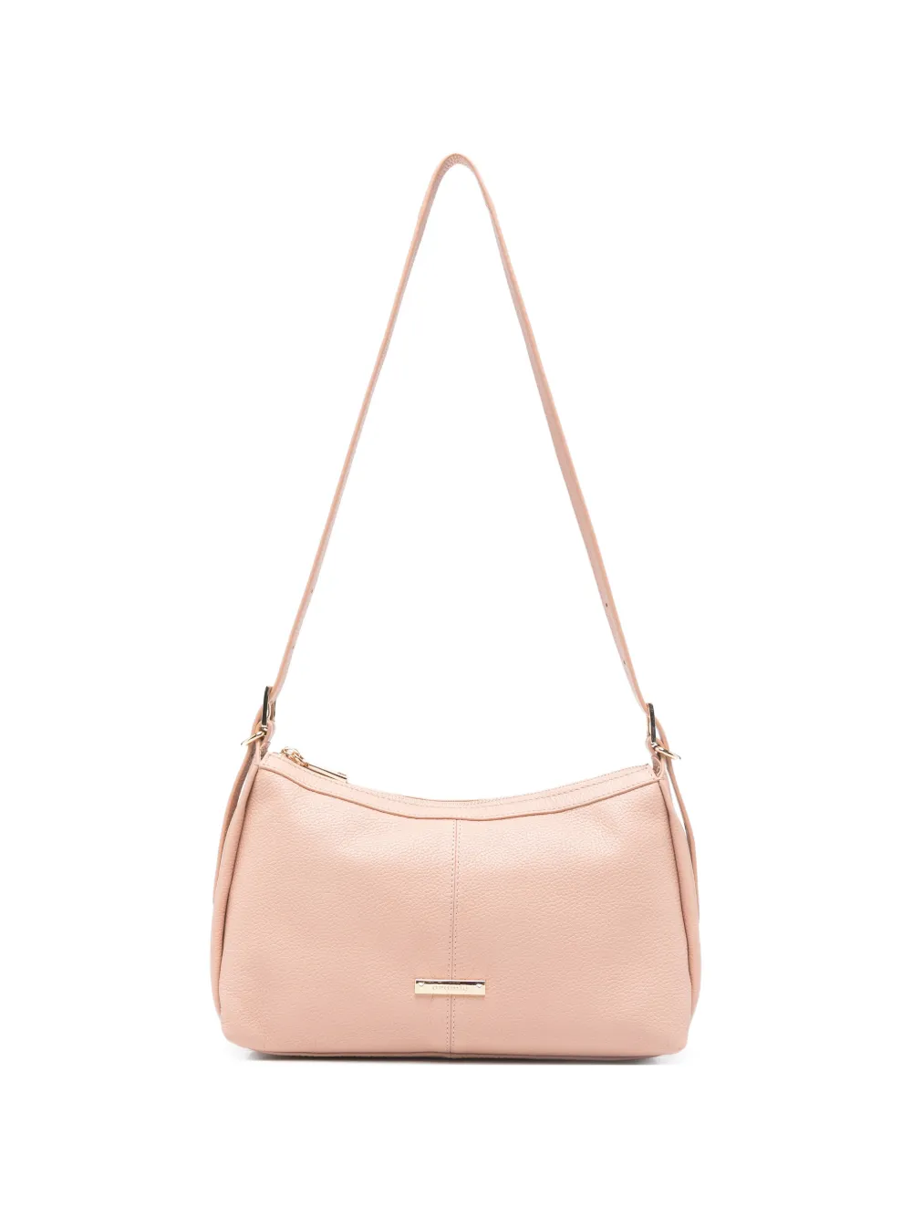 cromia Serena grained-leather shoulder bag - Rosa