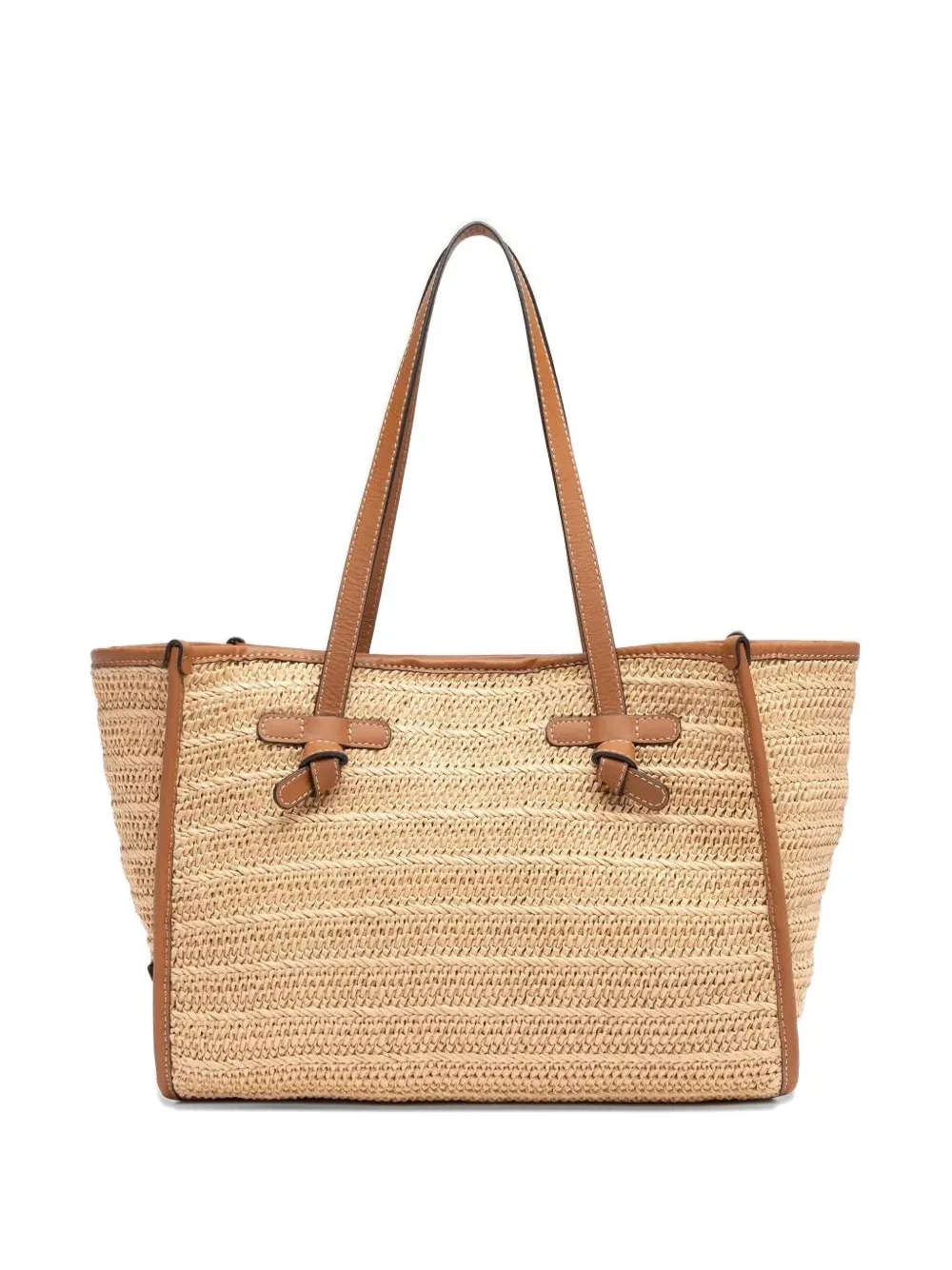 GIANNI CHIARINI knot detail tote bag - Toni neutri
