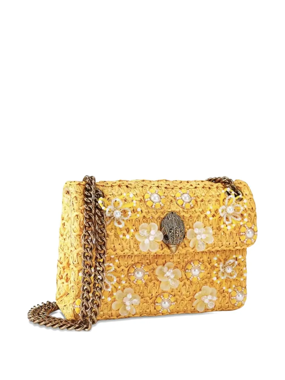 Kurt Geiger London Kensington schoudertas Geel