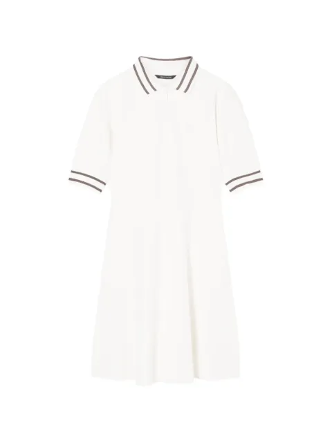 Armani Exchange polo-collar mini dress