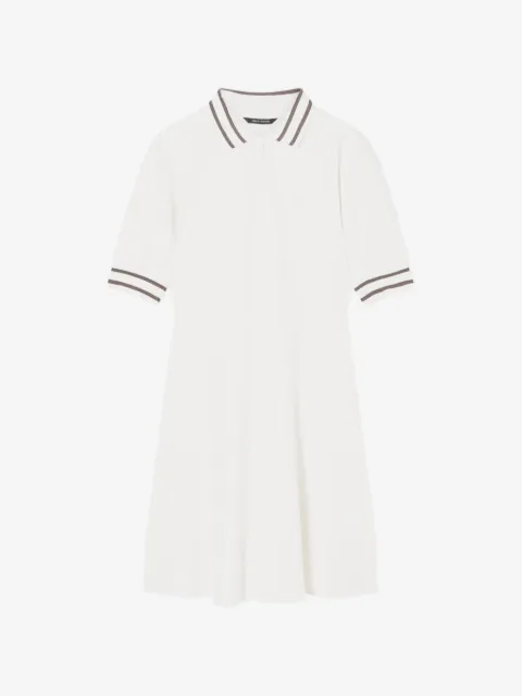 Armani Exchange polo-collar mini dress