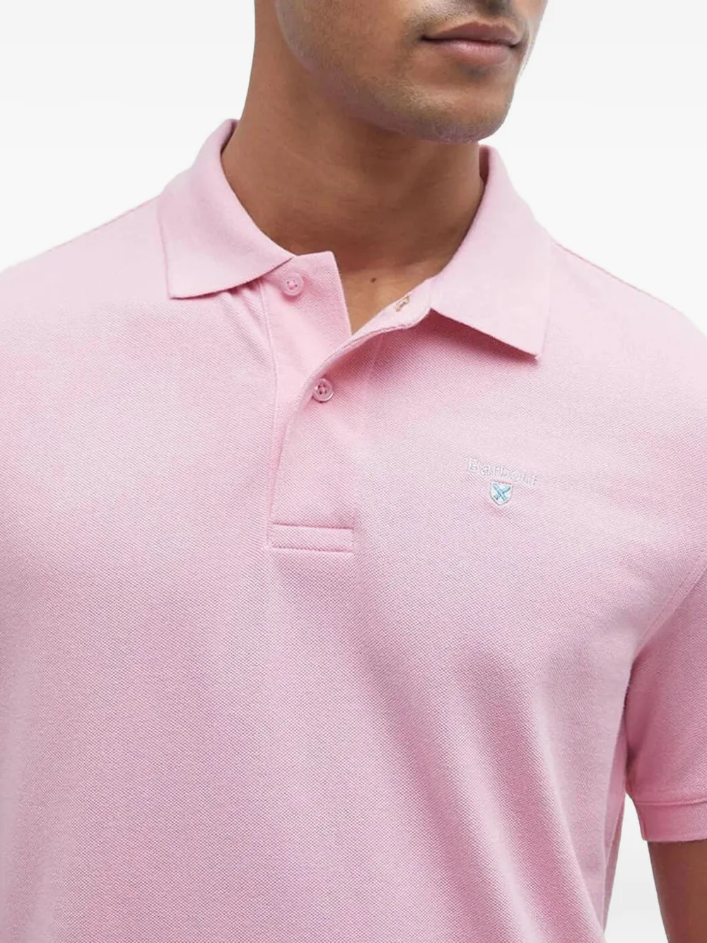 Barbour Sport poloshirt Roze
