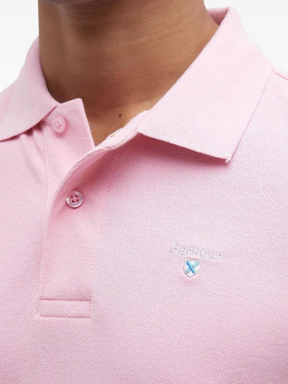 Barbour Sport poloshirt Roze