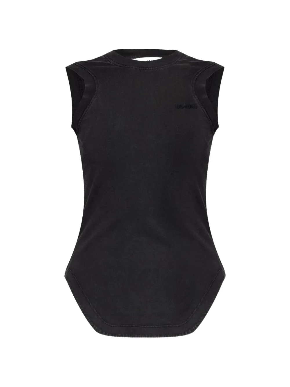 The Attico THE ATTICO TANK TOP BLACK FADE - Nero