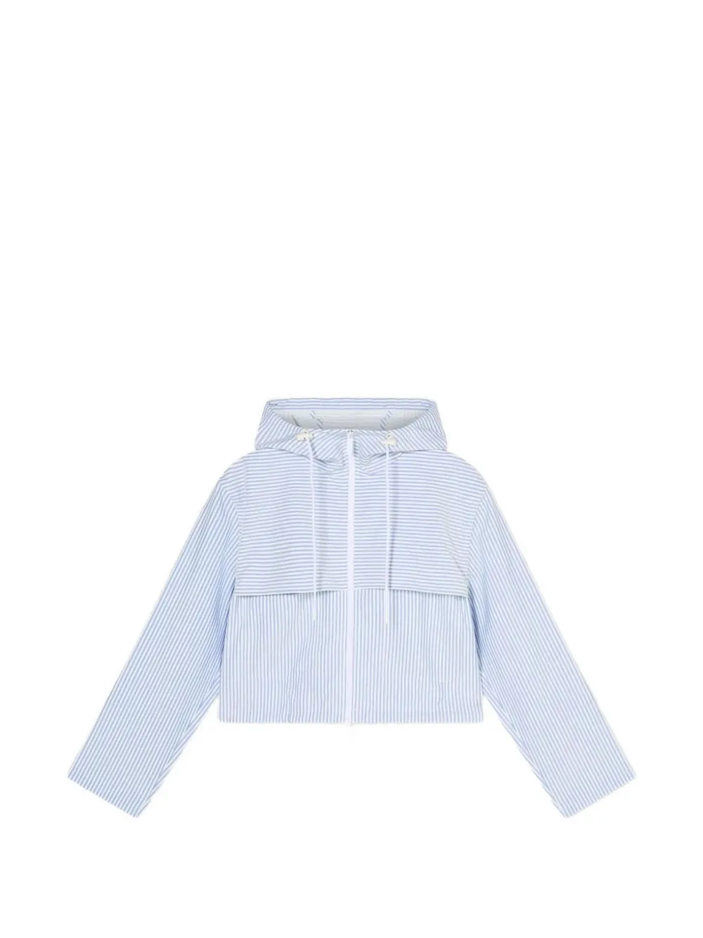 Armani Exchange hooded striped jacket - Blau