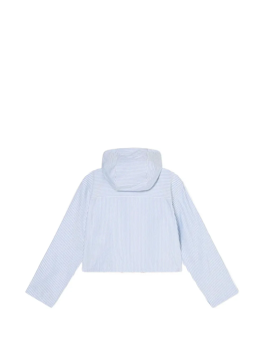  Armani Exchange Chaqueta A Rayas Con Capucha - Azul 