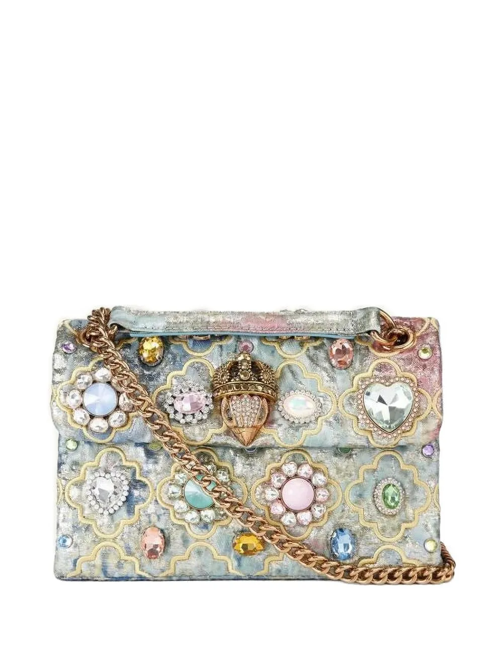 Kurt Geiger medium Kensington cross body bag - Blu