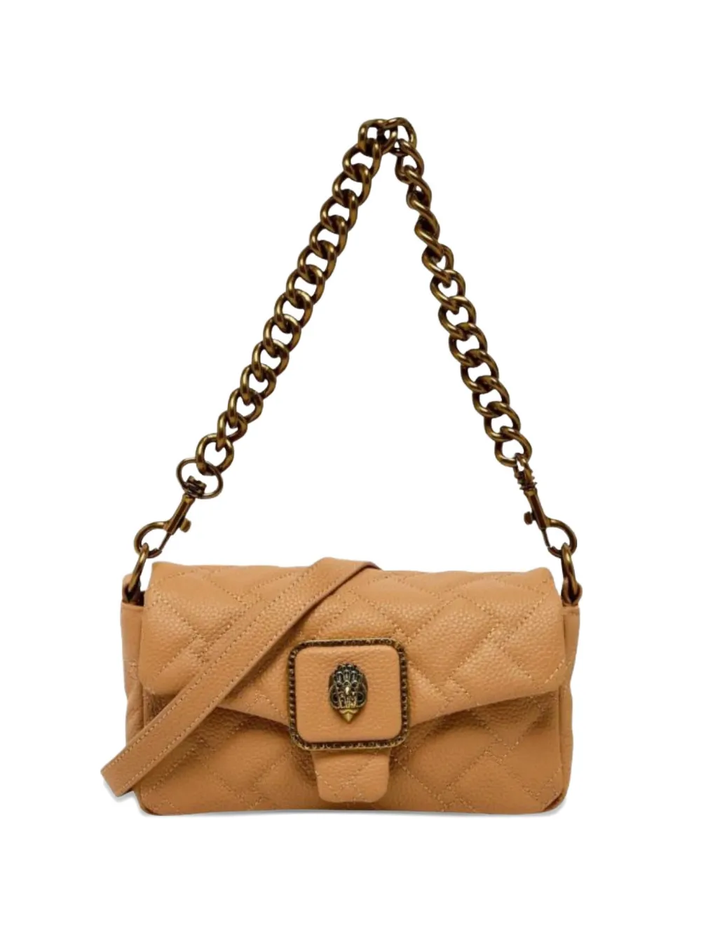 Kurt Geiger mini Pimlico quilted crossbody bag - Marrone