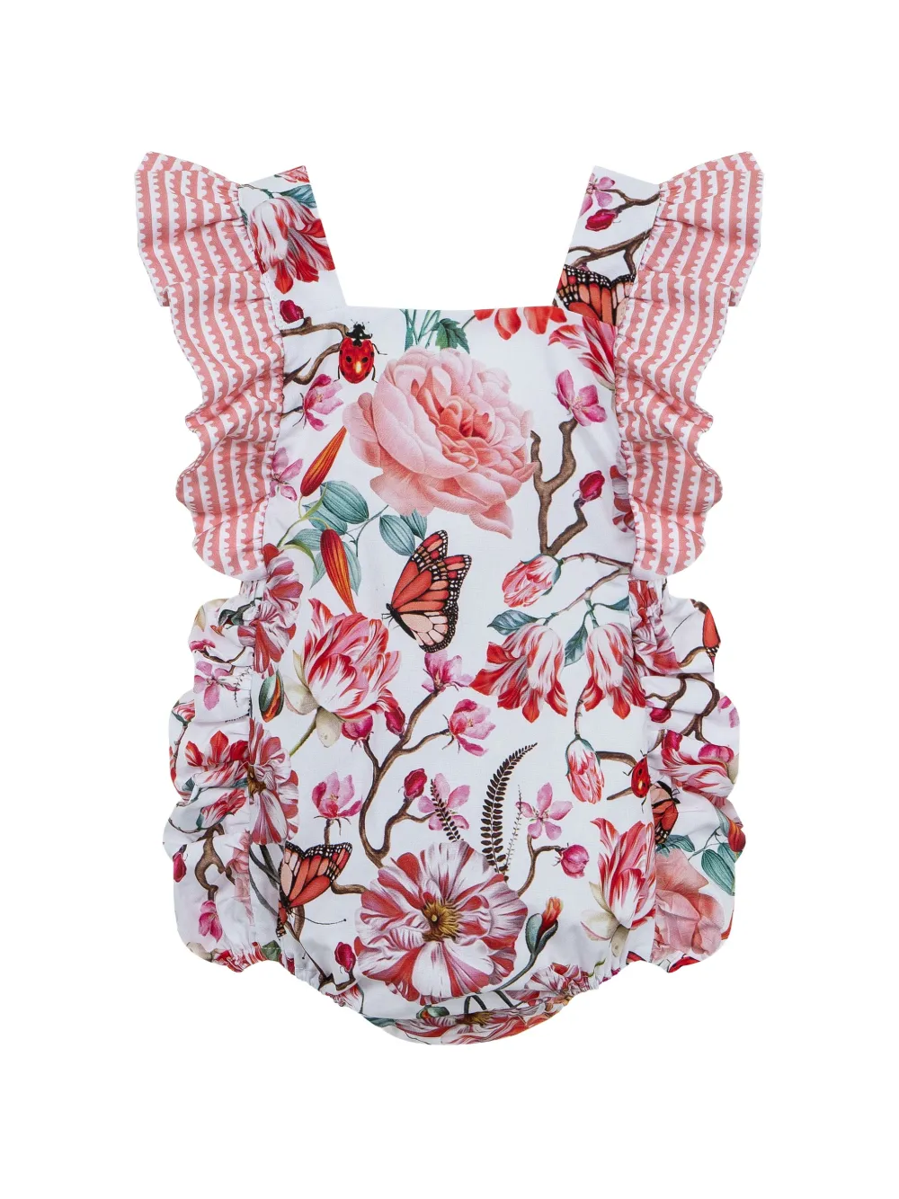 Lapin House x Mary Katrantzou printed rompers - Bianco