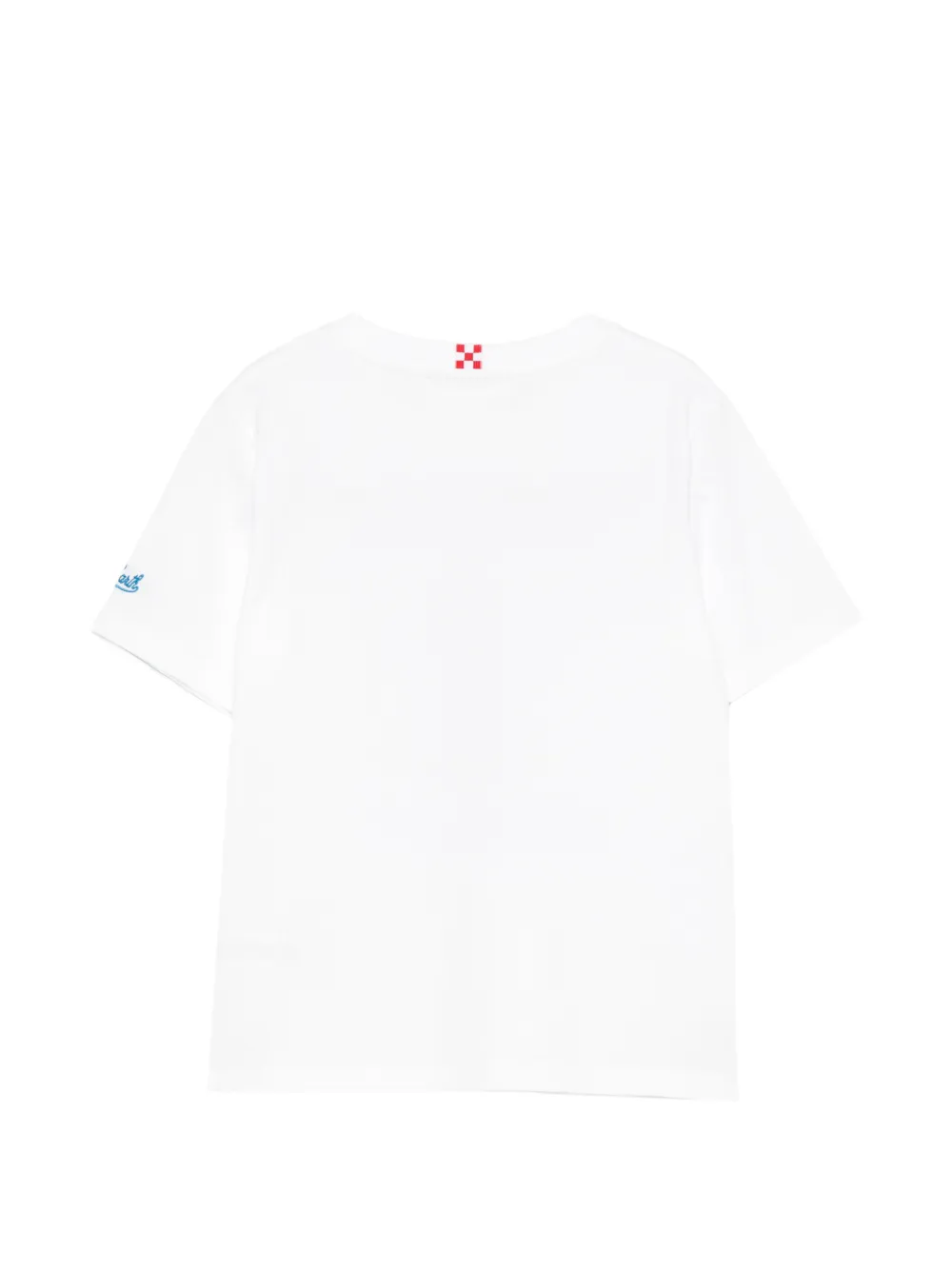 MC2 Saint Barth Kids T-shirt met print en korte mouwen Wit