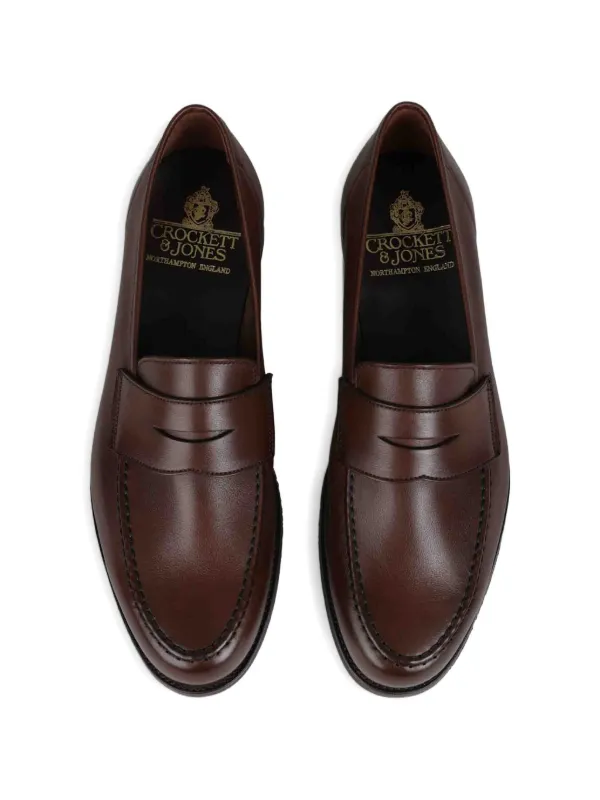 Crockett & Jones Harvard 2 Leather Loafers | Brown | FARFETCH