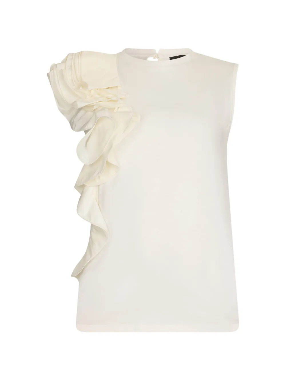 LIU JO ruffled top - Nude