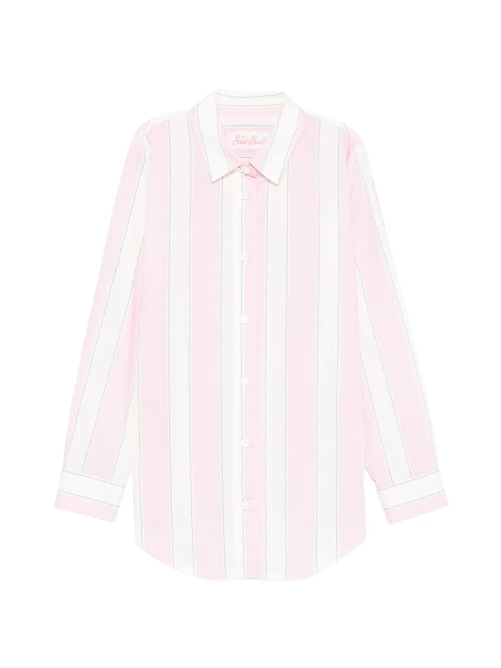 MC2 Saint Barth Kids striped shirt - Rosa