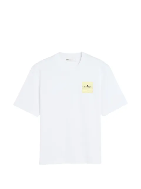 AMI Paris cotton post it "Je t'aime" T-shirt
